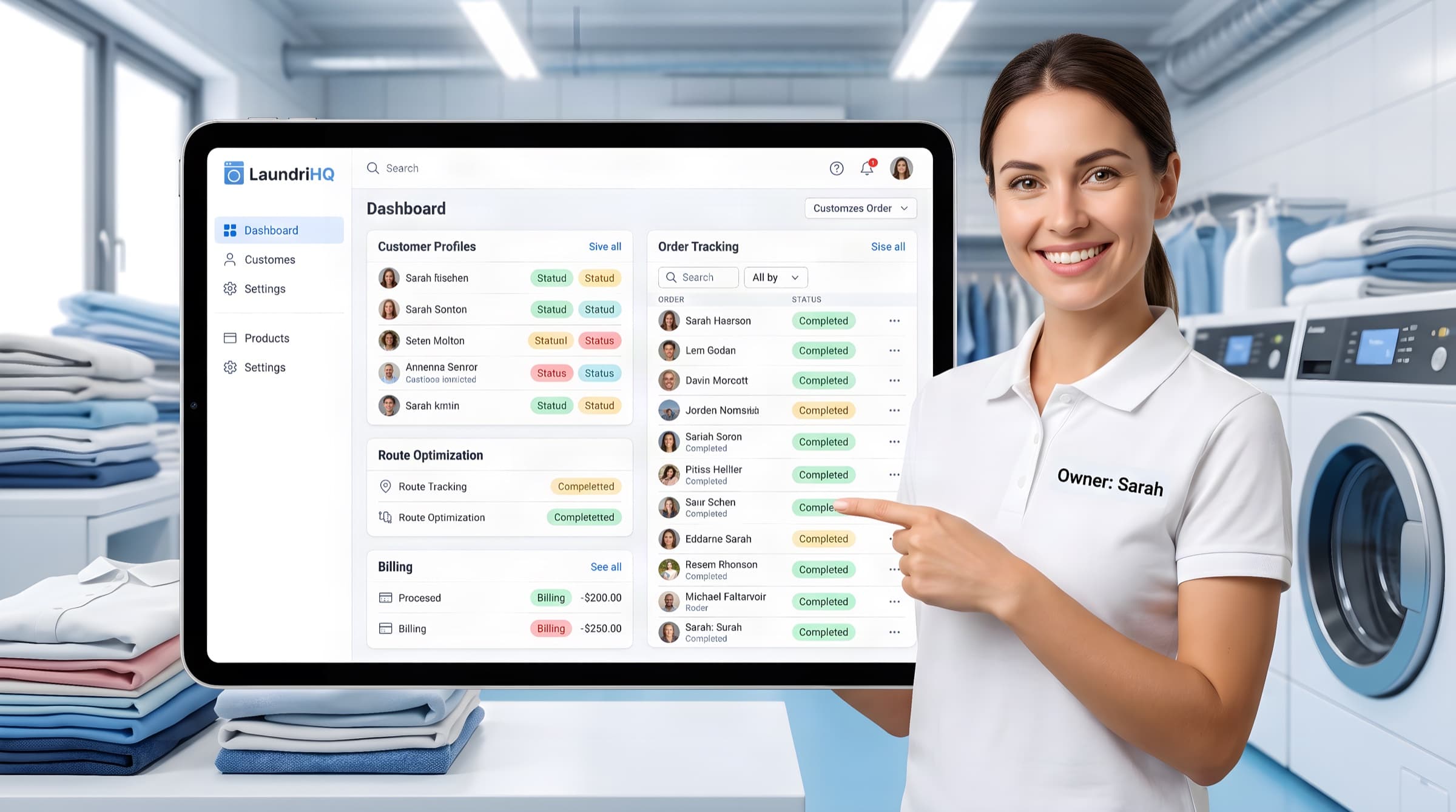 Laundrify operator dashboard and analytics
