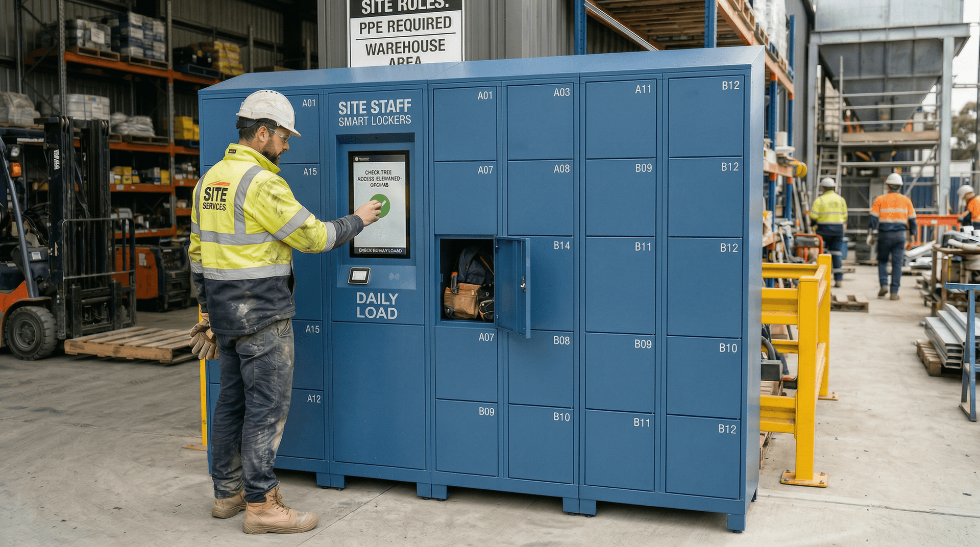 Daily Load smart locker unit